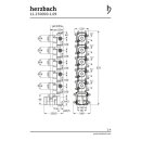 Herzbach LOGIC XL 5 Thermostat Rohbauset für 5 Verbraucher