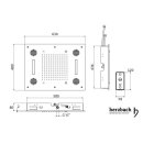 Herzbach Farblicht-Regenbrause Sound 630 x 480 mm