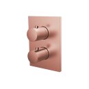 Herzbach DESIGN IX PVD Thermostat square für 1 Verbraucher Unterputz Copper