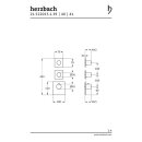 Herzbach DESIGN IX PVD LOGIC XL 2 Farbset für Universal-Thermostat-Modul Copper