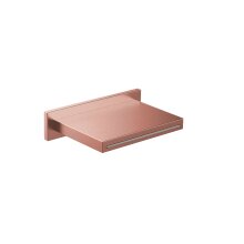 Herzbach DESIGN IX PVD Schwall-Auslauf für Wand-Aufputz-Montage Copper