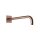 Herzbach DESIGN IX PVD Wandarm seven square für Regenbrause 350mm Copper