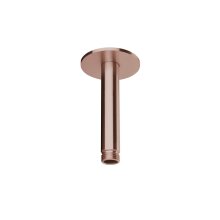 Herzbach DESIGN IX PVD Deckenarm seven round für Regenbrause 100mm Copper