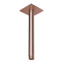 Herzbach DESIGN IX PVD Deckenarm seven square für Regenbrause 200mm Copper