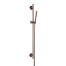 Herzbach DESIGN IX PVD Dusch-Wandstangenset seven round 900 mm Copper