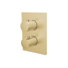 Herzbach DESIGN IX PVD Thermostat square für 1 Verbraucher Unterputz Brass