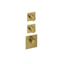 Herzbach DESIGN IX PVD LOGIC XL 2 Farbset für Universal-Thermostat-Modul Brass