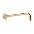 Herzbach DESIGN IX PVD Wandarm seven round für Regenbrause 450mm Brass