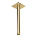 Herzbach DESIGN IX PVD Deckenarm seven square für Regenbrause 200mm Brass