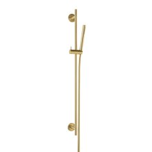 Herzbach DESIGN IX PVD Dusch-Wandstangenset seven round 900 mm Brass