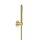 Herzbach DESIGN IX PVD Wannenset mit Konushalter seven round 1600mm Brass