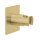 Herzbach DESIGN IX PVD Wandhalter seven square Brass