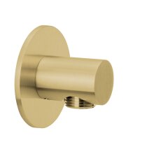 Herzbach DESIGN IX PVD Brauseanschlussbogen seven round Brass