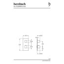 Herzbach LOGIC XL 1 / 1+ Farbset für Universal-Thermostat-Modul eckig