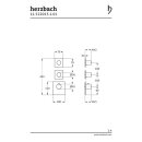 Herzbach LOGIC XL 2 Farbset für Universal-Thermostat-Modul eckig