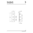 Herzbach LOGIC XL 2 Farbset für Universal-Thermostat-Modul eckig