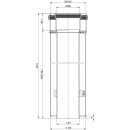 Atec Rohr PolyClassic kürzbar, konzentrisch,, DN...