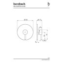 Herzbach DEEP iX Brausebatterie Unterputz