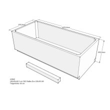 Schröder Badewannenträger für Malibu Eco 190x90