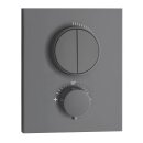 Herzbach DEEP Grey Unterputz Thermostat PUSH square...