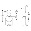 Herzbach DEEP Grey LOGIC XL 1 / XL 1+ Farbset für Universal-Thermostat-Modul