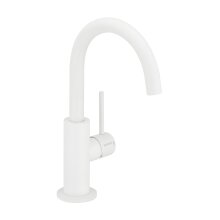 Herzbach DEEP White Waschtisch-Einlochbatterie slim M-Size