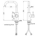 Herzbach DEEP White Waschtisch-Einlochbatterie M-Size