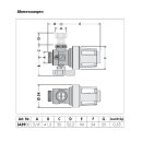 Caleffi 5459 Schmutzfänger / Schlammabscheider XS 3/4"