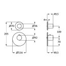 Herzbach DEEP White LOGIC XL 1 / XL 1+ Farbset für Universal-Thermostat-Modul