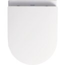 Duravit WC-Sitz ME by Starck Compact mit Absenkautom.,Scharniere edelstahl,weiss