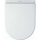 Duravit WC-Sitz Starck 3 mit Softclose Scharniere Edelstahl weiß