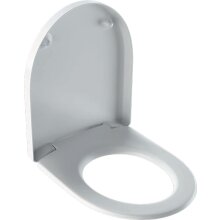 Geberit WC-Sitz iCon Scharn. verchromt Absenkautomatik weiß