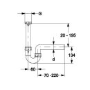 Haas PP-Spülensiphon DN40 - 1½" Greta