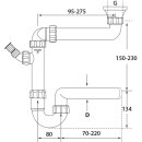 Haas IKEA® Spülen-Ablaufadapter 1½"...