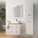 Waschtischunterschrank Renoir 600 White Cotton mit 2...