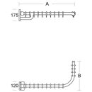 PBA Duschspritzschutz klappbar Rechts SP