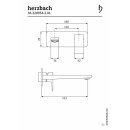 Herzbach CEO Waschtisch-Unterputzbatterie Farbset...