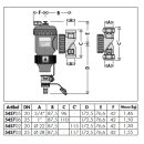 Caleffi DIRTMAGPRO® - 22mm Schlammabscheider mit...