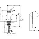 hansgrohe Einhandmischer Waschtisch Vivenis ComfortZone...