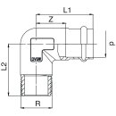 Frabo Winkel 90° aus Rotguss I/A 1/2-2" 12-54mm