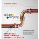 Frabo Pressfitting Übergangsstück mit A Gewinde aus Rotguss 1/2-2" 12-54mm