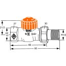 IMI Heimeier Thermostatventil-UT Eclipse Durchgang DN15