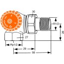 IMI Heimeier Thermostatventil-UT Eclipse Winkeleck, links DN15