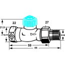 IMI Heimeier Thermostatventil-Unterteil RG vern DG m....