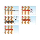 TOX Parallel-Spreizdübel Bizeps ideal für Lochstein und Porenbeton