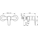 Hansa Brause-Hebelmischer Hansapolo neu Wandmontage verchromt