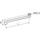 Mora Schwenkauslauf, gerade für Cera W1, MMIX W1, MMIX W1 Care, MMIX Clinic, Safe, Safe Clinic 150mm