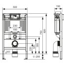 TECE base WC-Element Bauhöhe 820mm, mit...