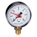 Manometer 3/8" UNI 2,5 -20-90 Grad