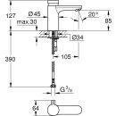 Grohe Selbstschlussar. WT Eurosmart CT, mit Mischung,...